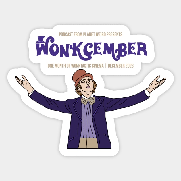 Wonkcember Sticker by PlanetWeirdPod